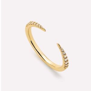 Ana Luisa Oren Gold Ring (missing one small stone)